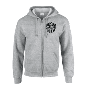 G186 Gildan Heavy Blend 8 oz., 50/50 Full-Zip Hooded Sweatshirt - Sport Grey