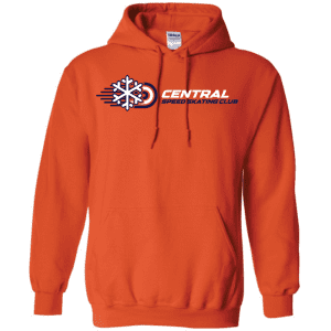 G185 Gildan Heavy Blend 8 oz., 50/50 Hooded Sweatshirt - Orange