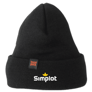 I358 Tough Duck FX 40 Knit Roll Toque  - Black